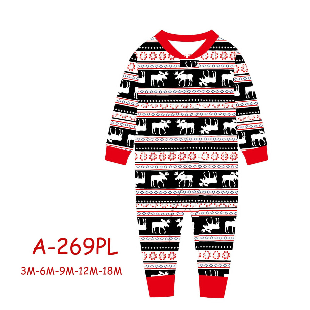Family Christmas pajamas outfit