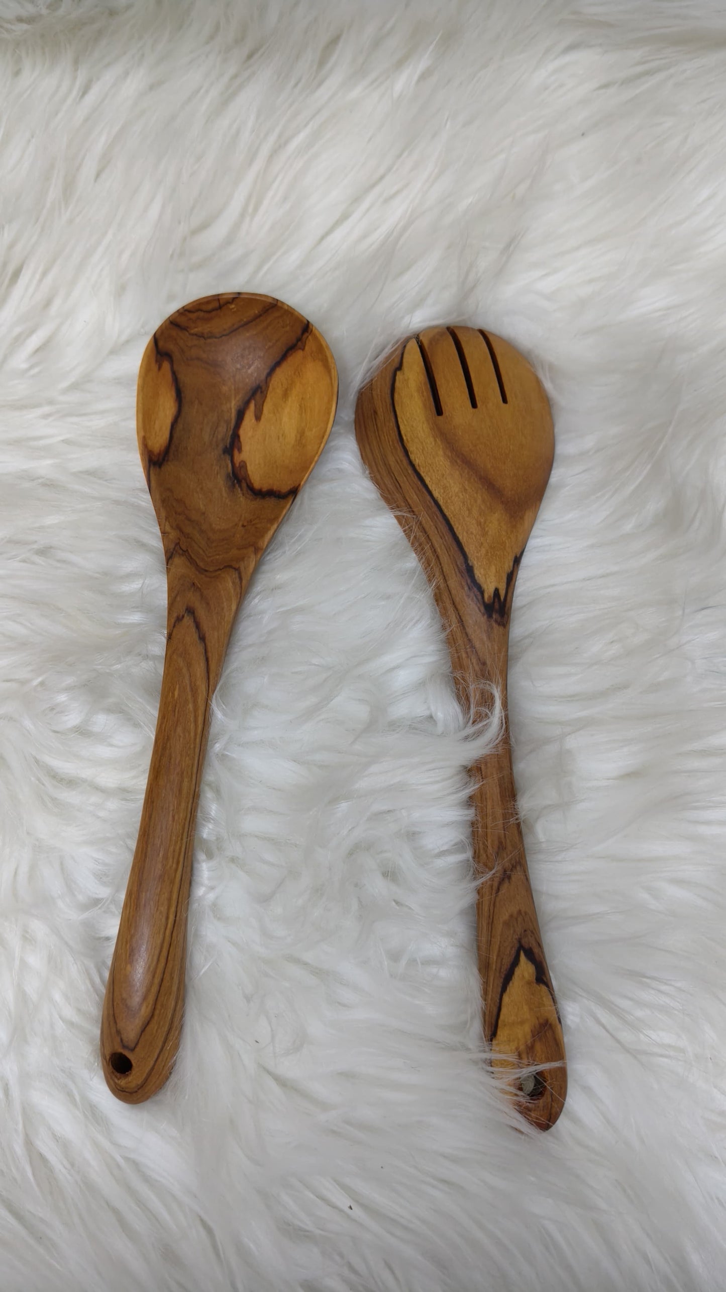 2Pc Wooden spoon set