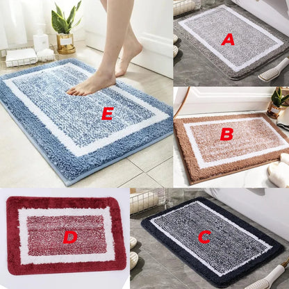 Large Absorbent Flocking bath  mats