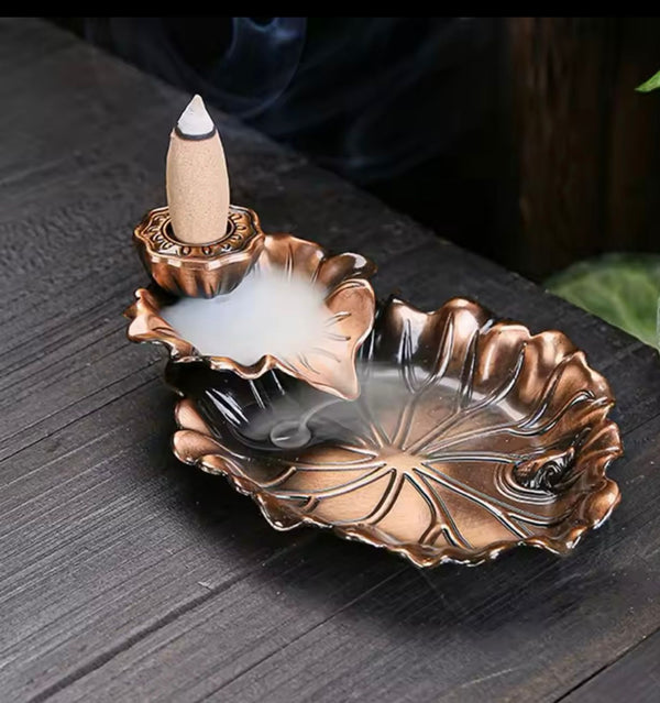 Leaf Ceramic Incense Fragrance Holder Candle holder