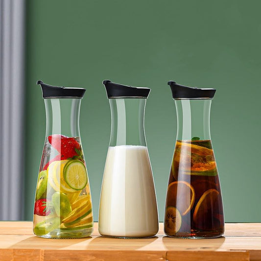 Glass pitcher water bottle milk bottle