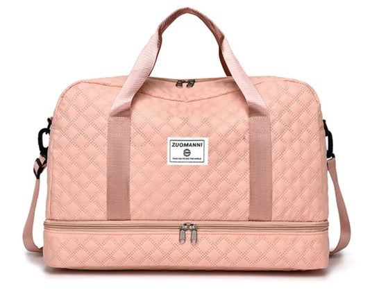 2 in1 duffle bags with Shoe bottom compartment