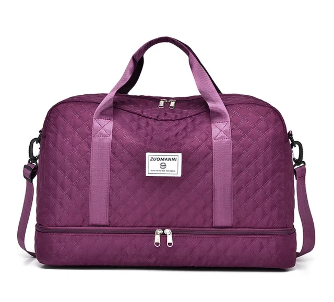 2 in1 duffle bags with Shoe bottom compartment