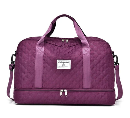 2 in1 duffle bags with Shoe bottom compartment