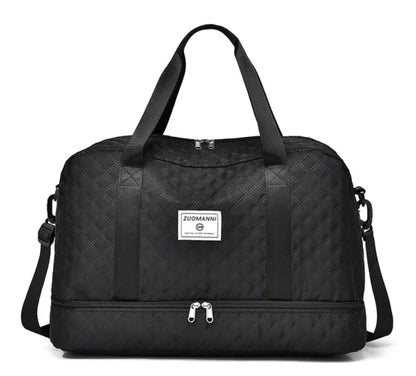 2 in1 duffle bags with Shoe bottom compartment