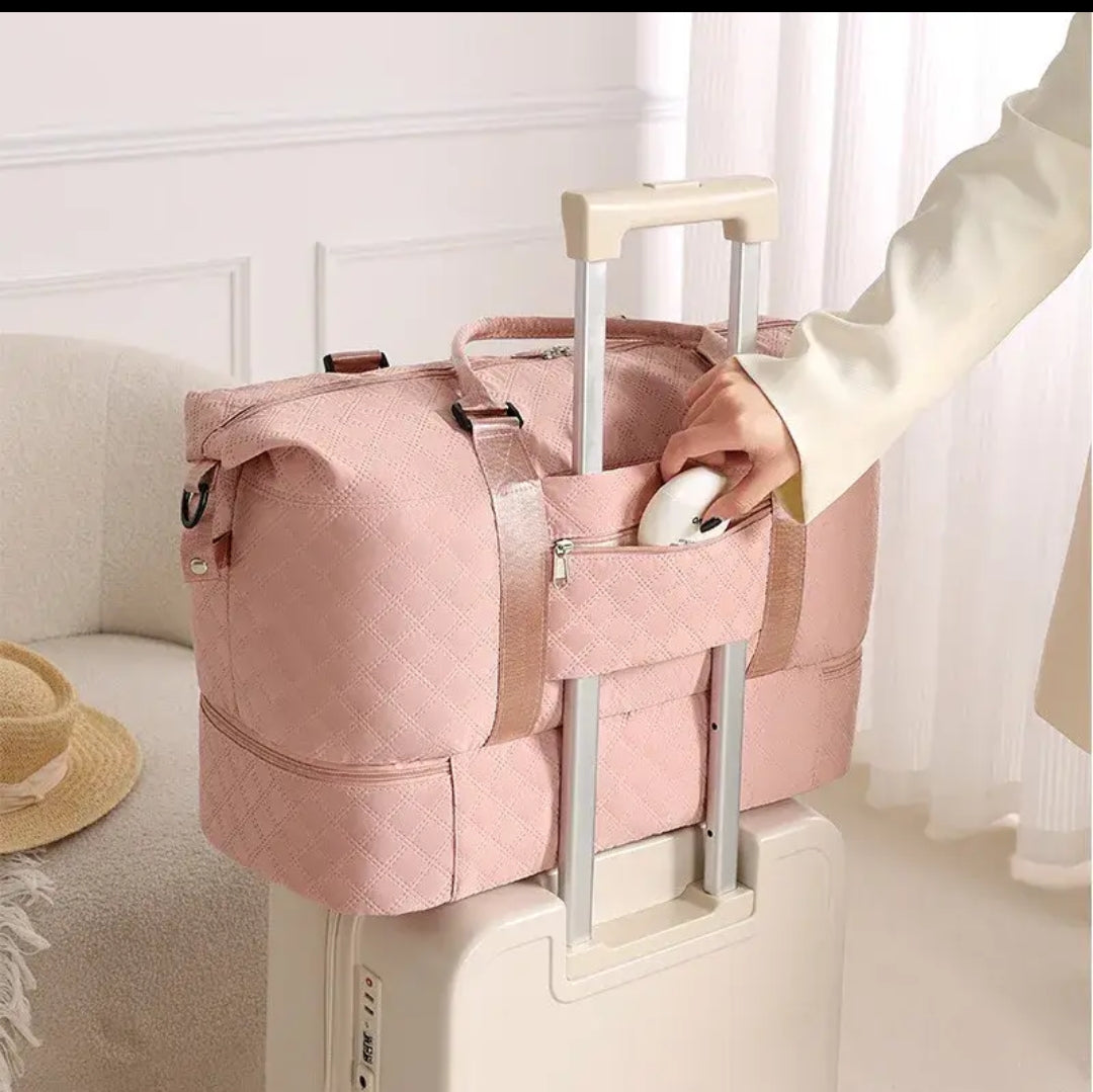 2 in1 duffle bags with Shoe bottom compartment