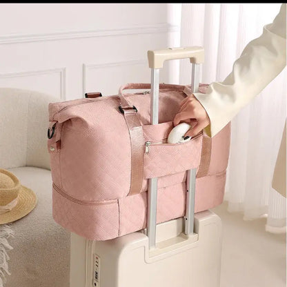2 in1 duffle bags with Shoe bottom compartment
