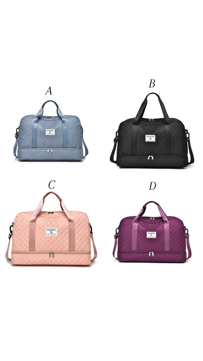 2 in1 duffle bags with Shoe bottom compartment