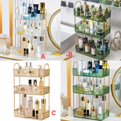 3Tier rectangular cosmetic organizer