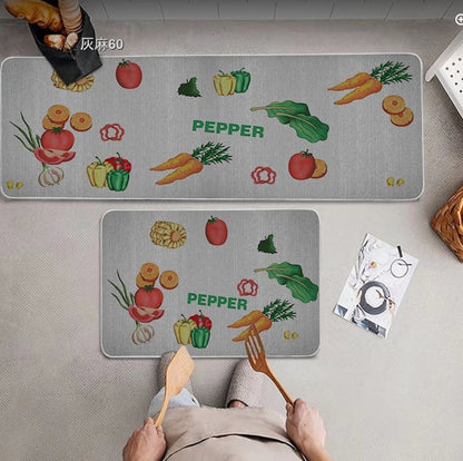 Rubber kitchen mats