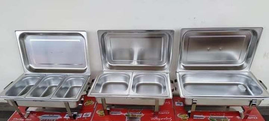 Stainless chaffing dishes/food warmers BlackNov
