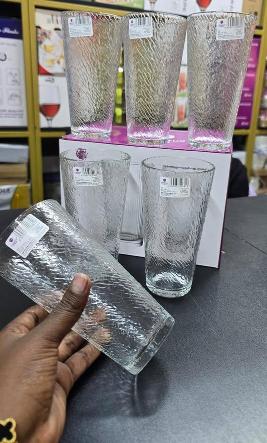 6Pc Water Cocktail Glasses