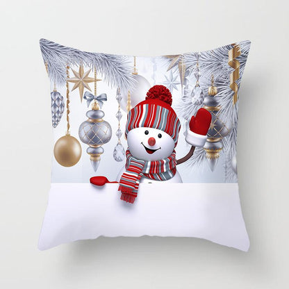 Christmas snow themed pillow cases