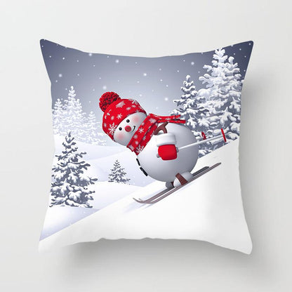 Christmas snow themed pillow cases