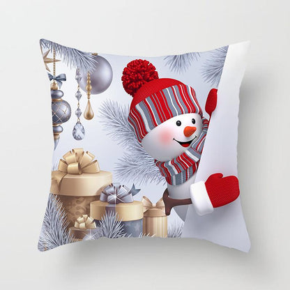 Christmas snow themed pillow cases