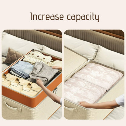 Double Layer Zipper Clothes Storage Bag