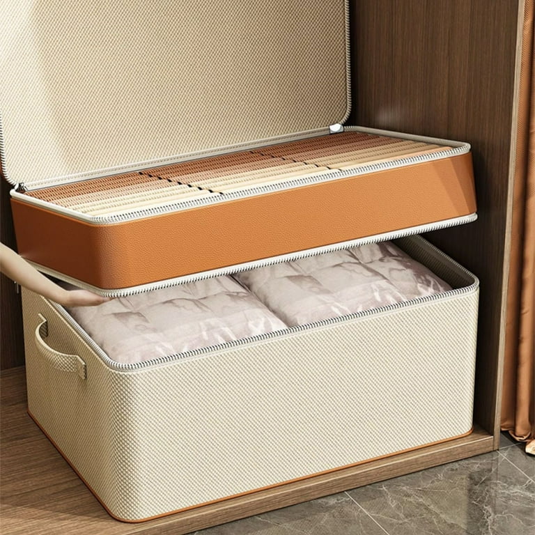 Double Layer Zipper Clothes Storage Bag