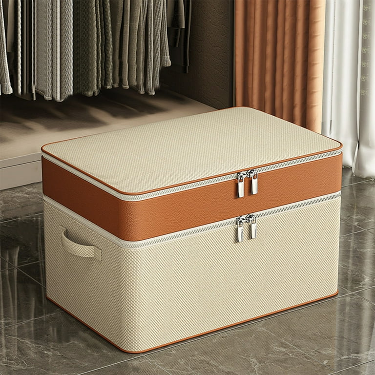 Double Layer Zipper Clothes Storage Bag
