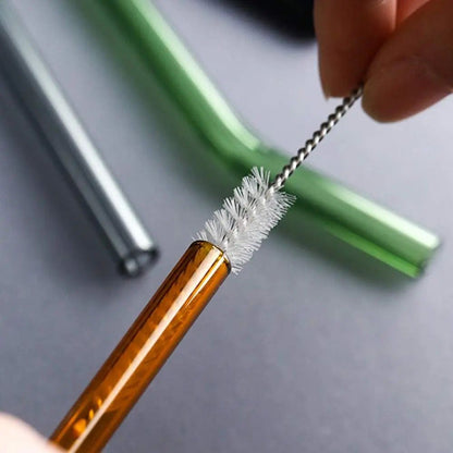10pcs/set  Reusable Metallic Straw Cleaners