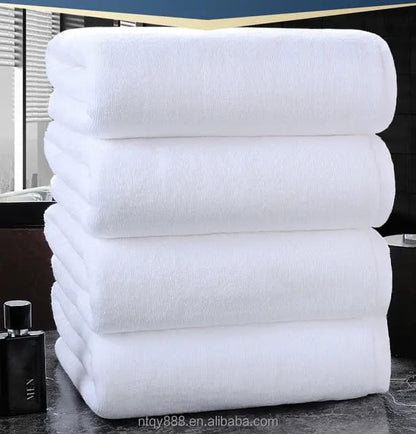 Cotton White Medium Towels