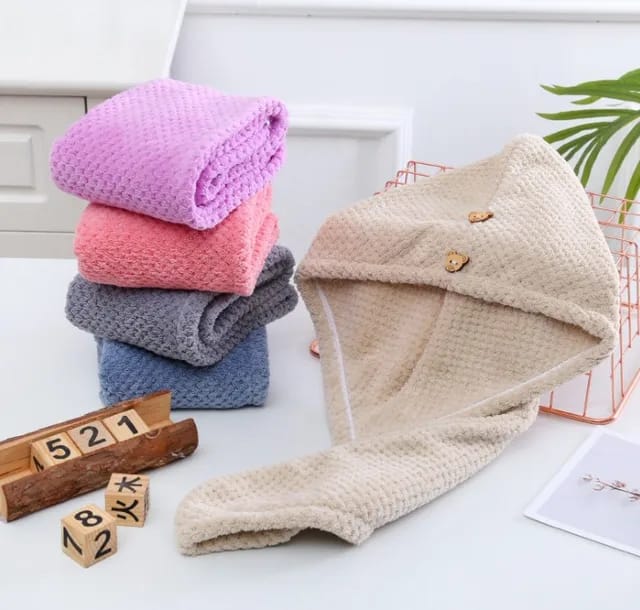 Micro fiber Hair drying head turban