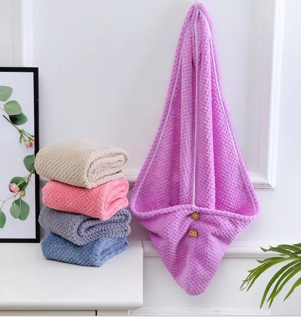 Micro fiber Hair drying head turban