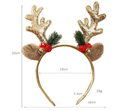 3pcs Sequin Christmas Headband