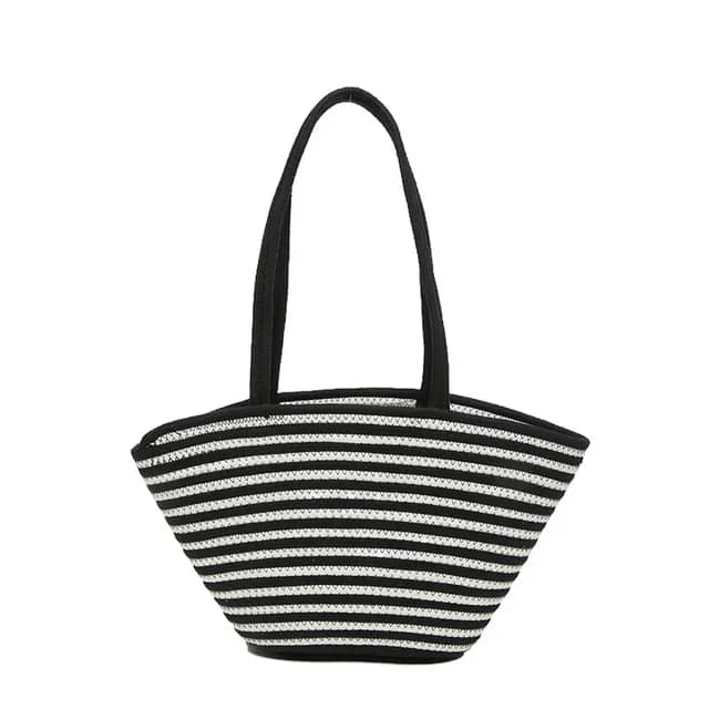 Straw woven bag-