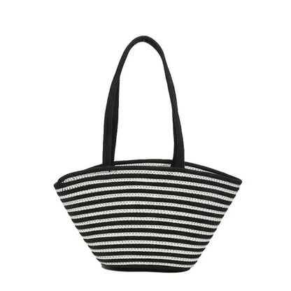 Straw woven bag-