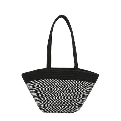 Straw woven bag-