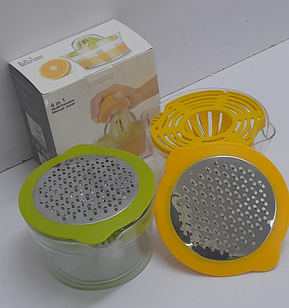 4 in 1 multifunctional juicer and grater