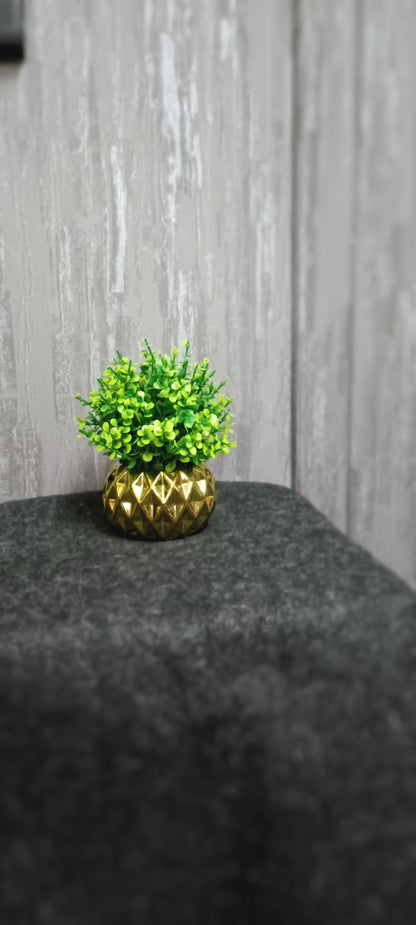 Artificial plants flowers and vase