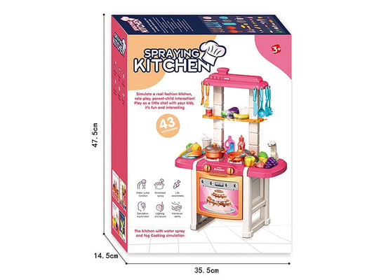 Girls Pretend Kitchen Set