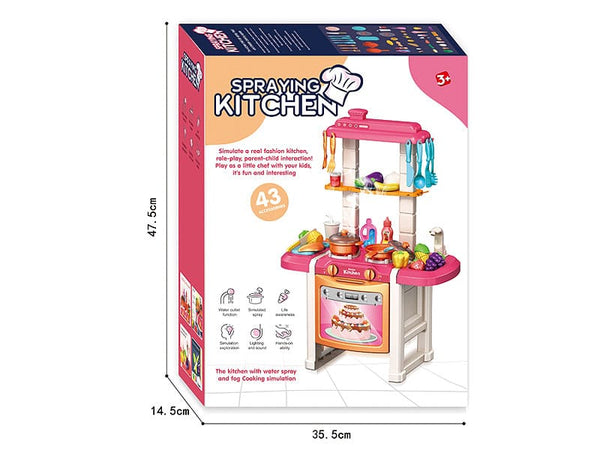 Girls Pretend Kitchen Set