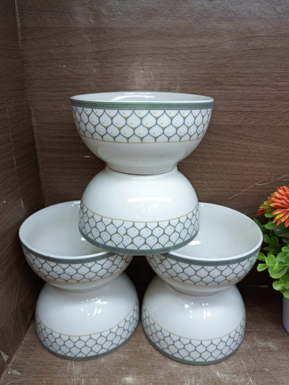6pcs ceramic soup bowls