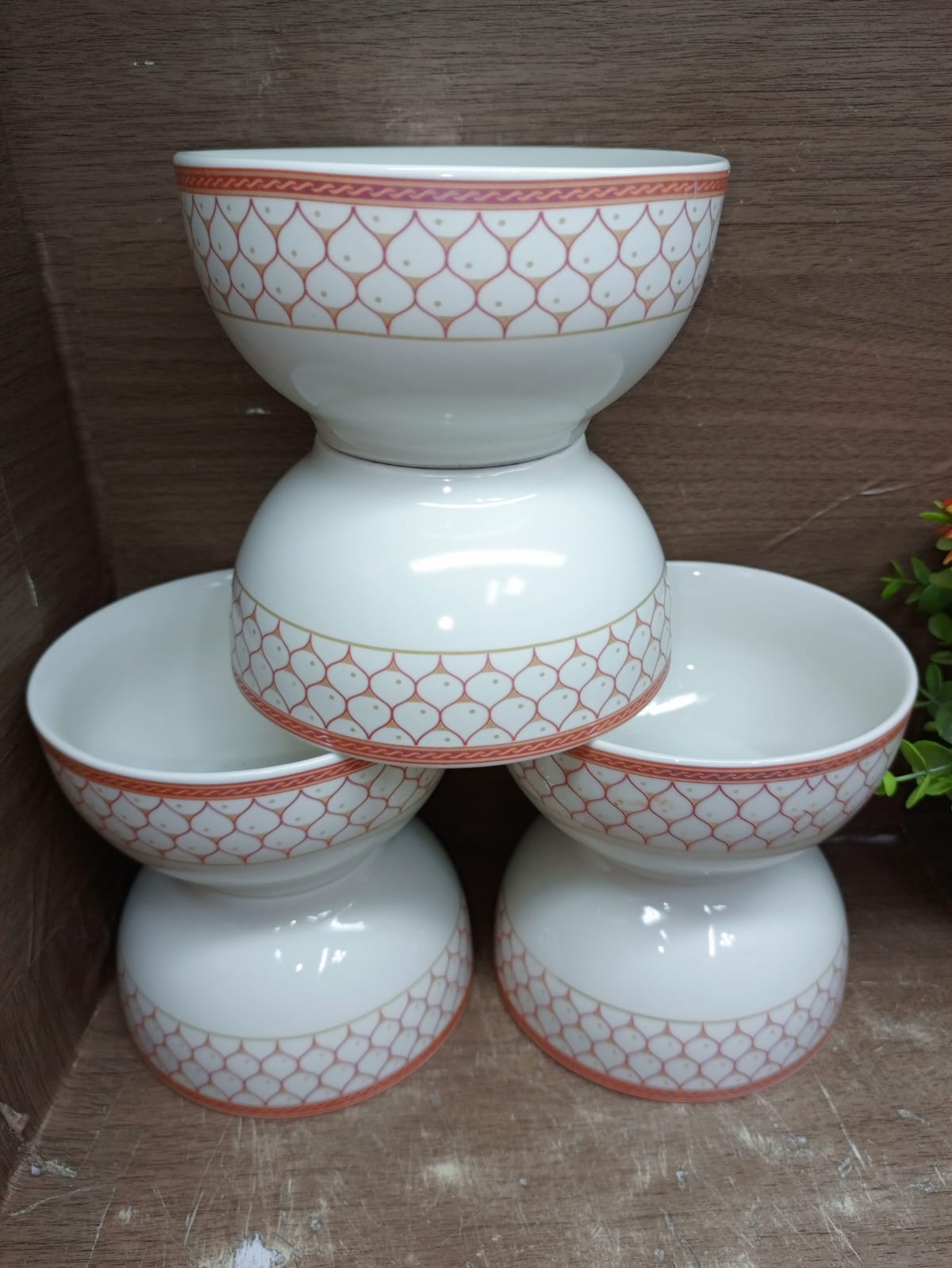 6pcs ceramic soup bowls