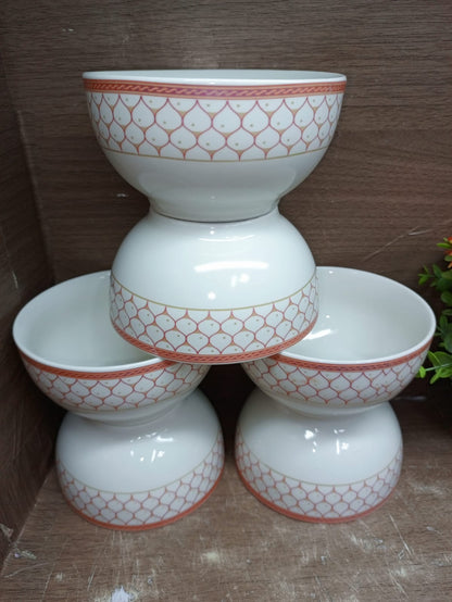 6pcs ceramic soup bowls