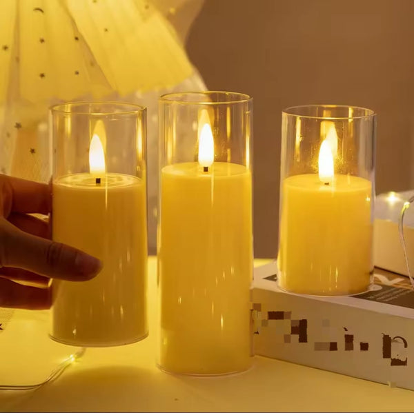 3 in 1 Led Candle Set