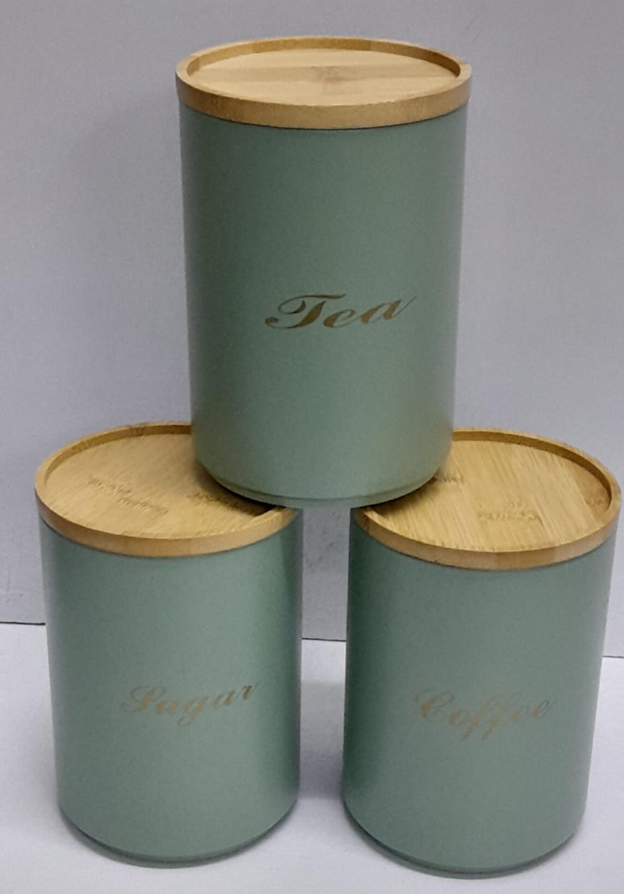 3pc Alloy Cannister Set