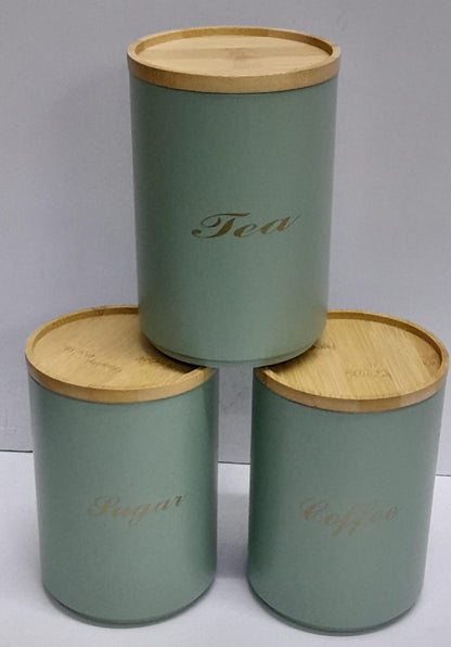 3pc Alloy Cannister Set