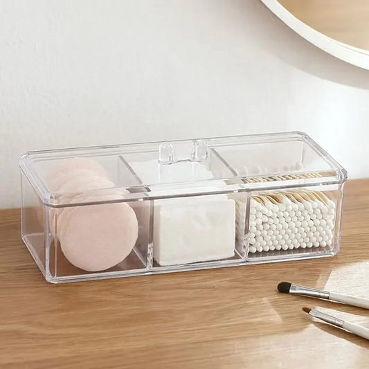 Acrylic cosmetic organizer
