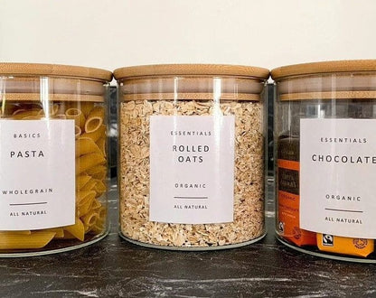 Glass storage containers