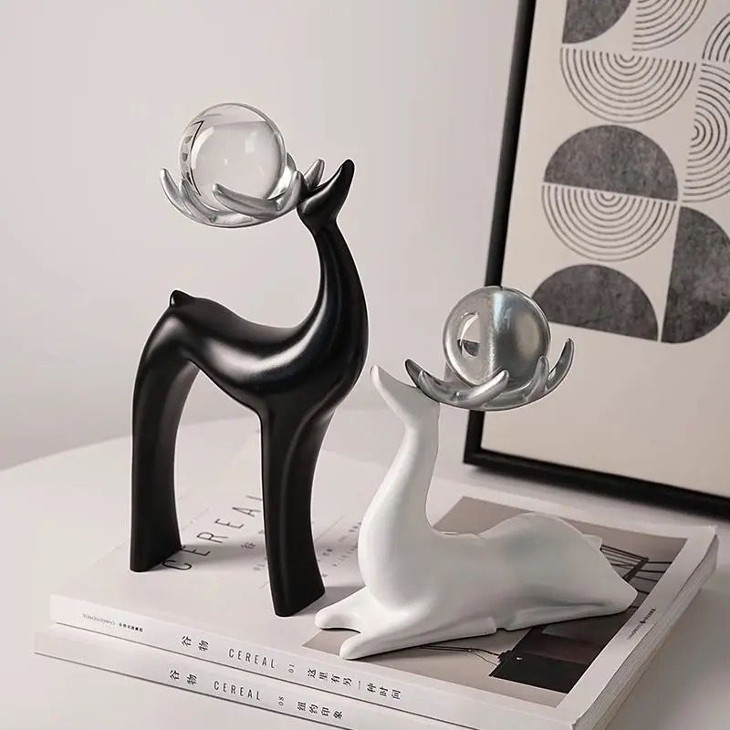 Crystal home deer