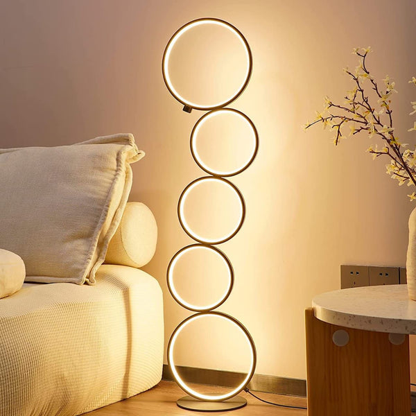 LED Ring Floor Lamp