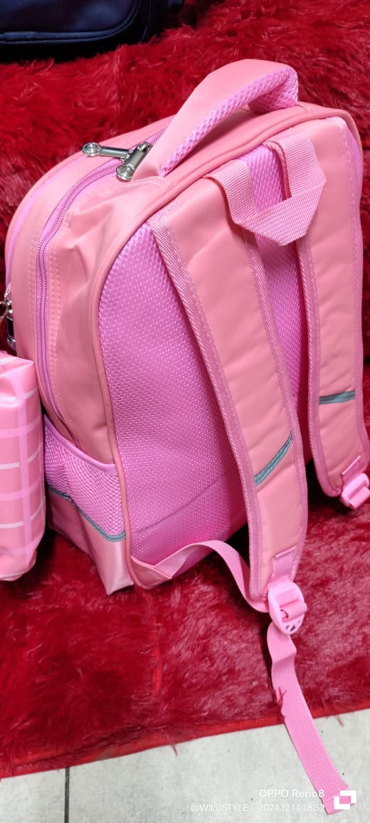 School bag backpack and pencil pouch