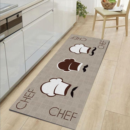 2pcs kitchen mats with rubber underside