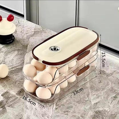 Acrylic Stackable Rolling Egg Storage Box