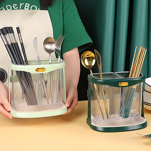 Double grid cutlery organiser