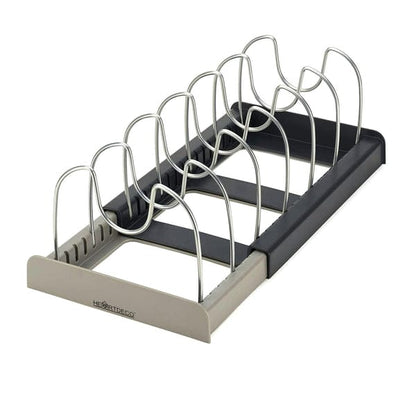 Retractable pan lid organizer