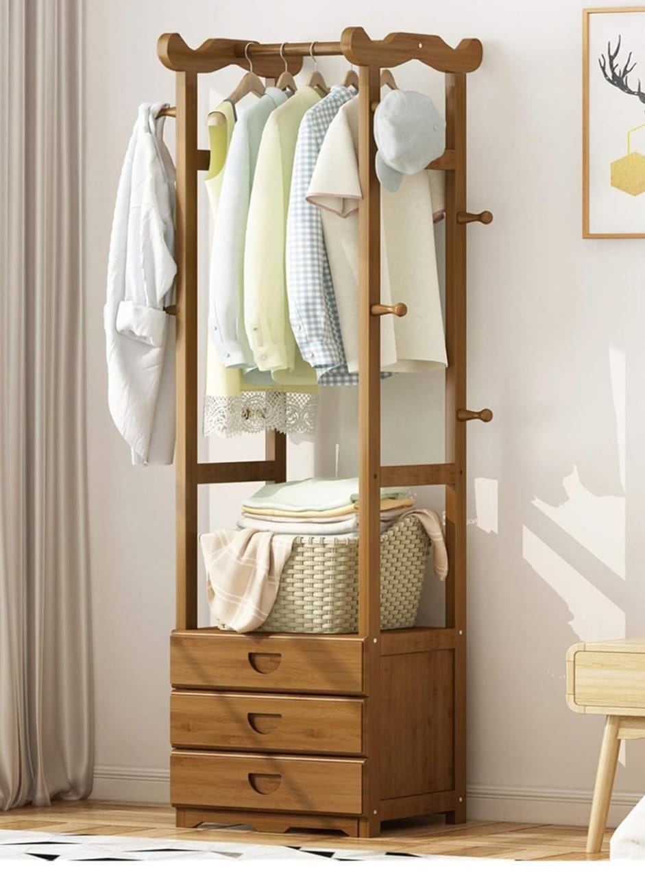 Multiple purposes cloth rack organizer